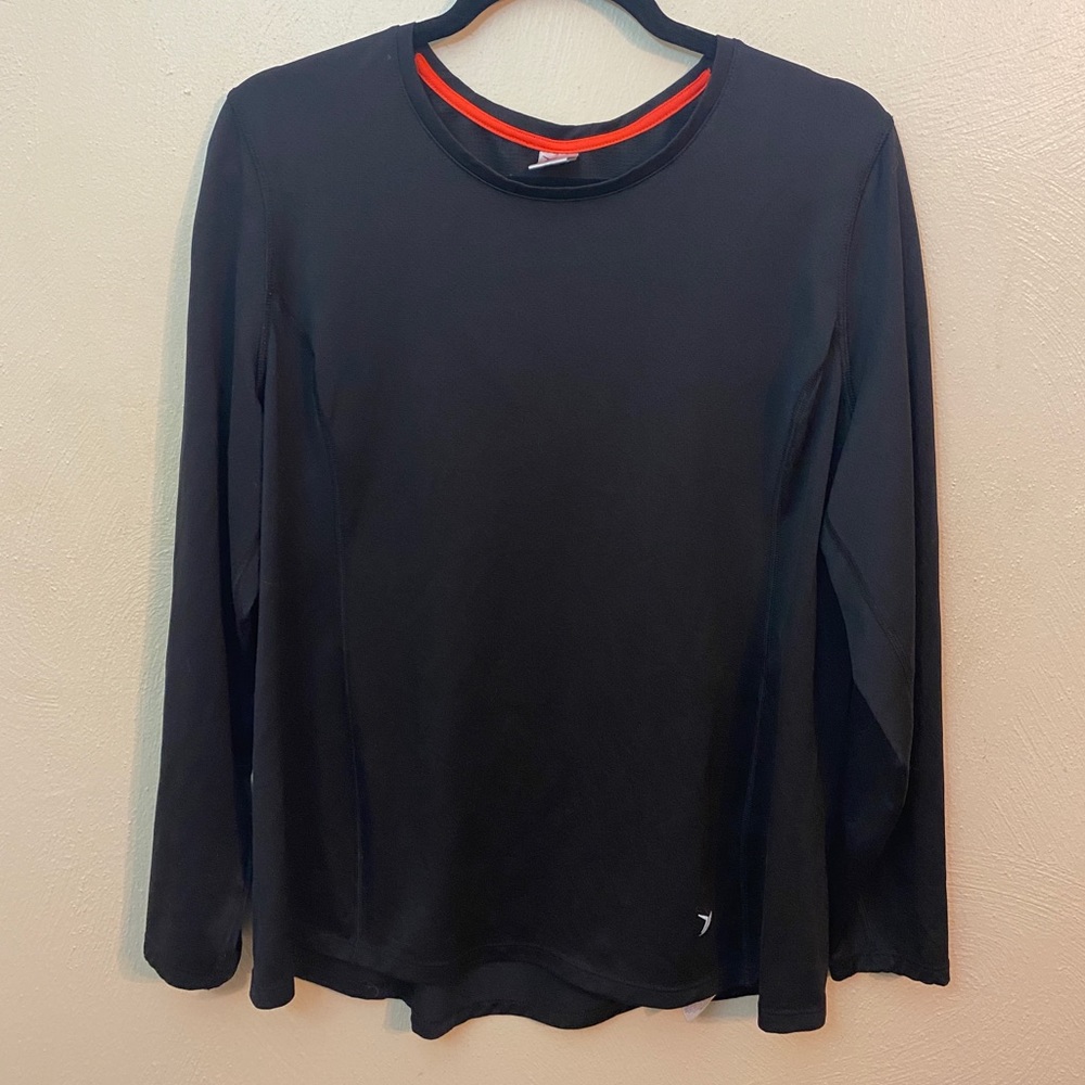 Old Navy Go Dry Black Long Sleeve Sport Top XL